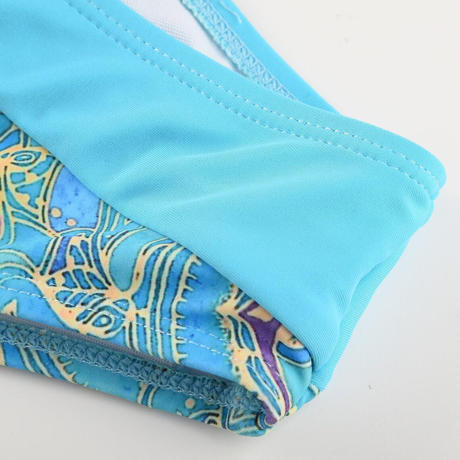 WW | Lebendiges Zweiteiliges Bikini-Set