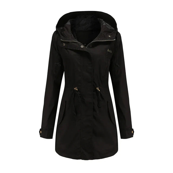 W&W Mode | Baumwoll Trenchcoat Mit Kapuze