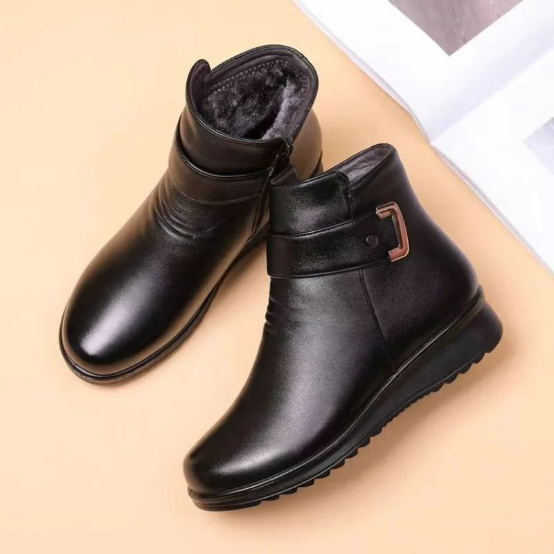 WW - Elegante Stiefelette mit Warmfutter