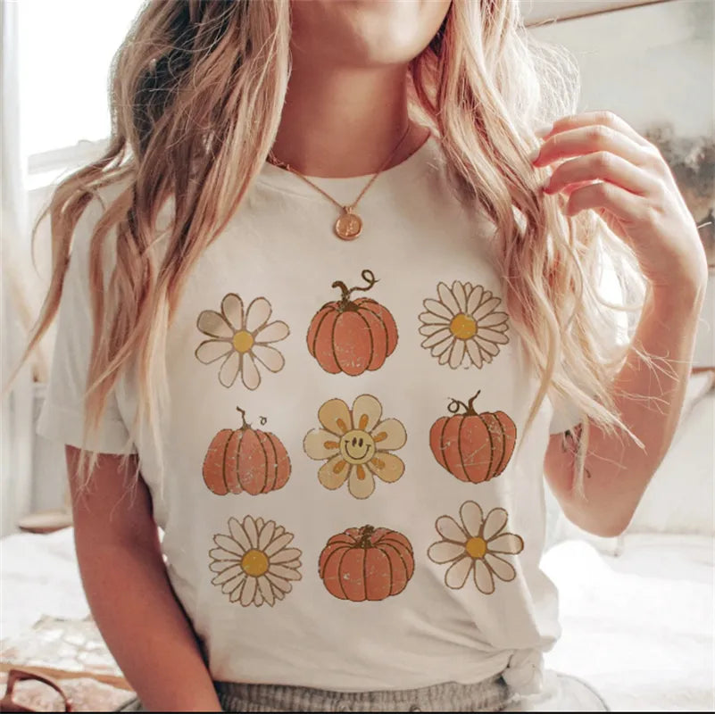 W&W - Modisches Herbst-Halloween-T-Shirt