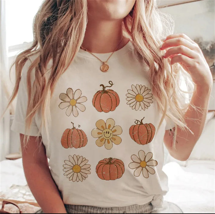 W&W - Modisches Herbst-Halloween-T-Shirt