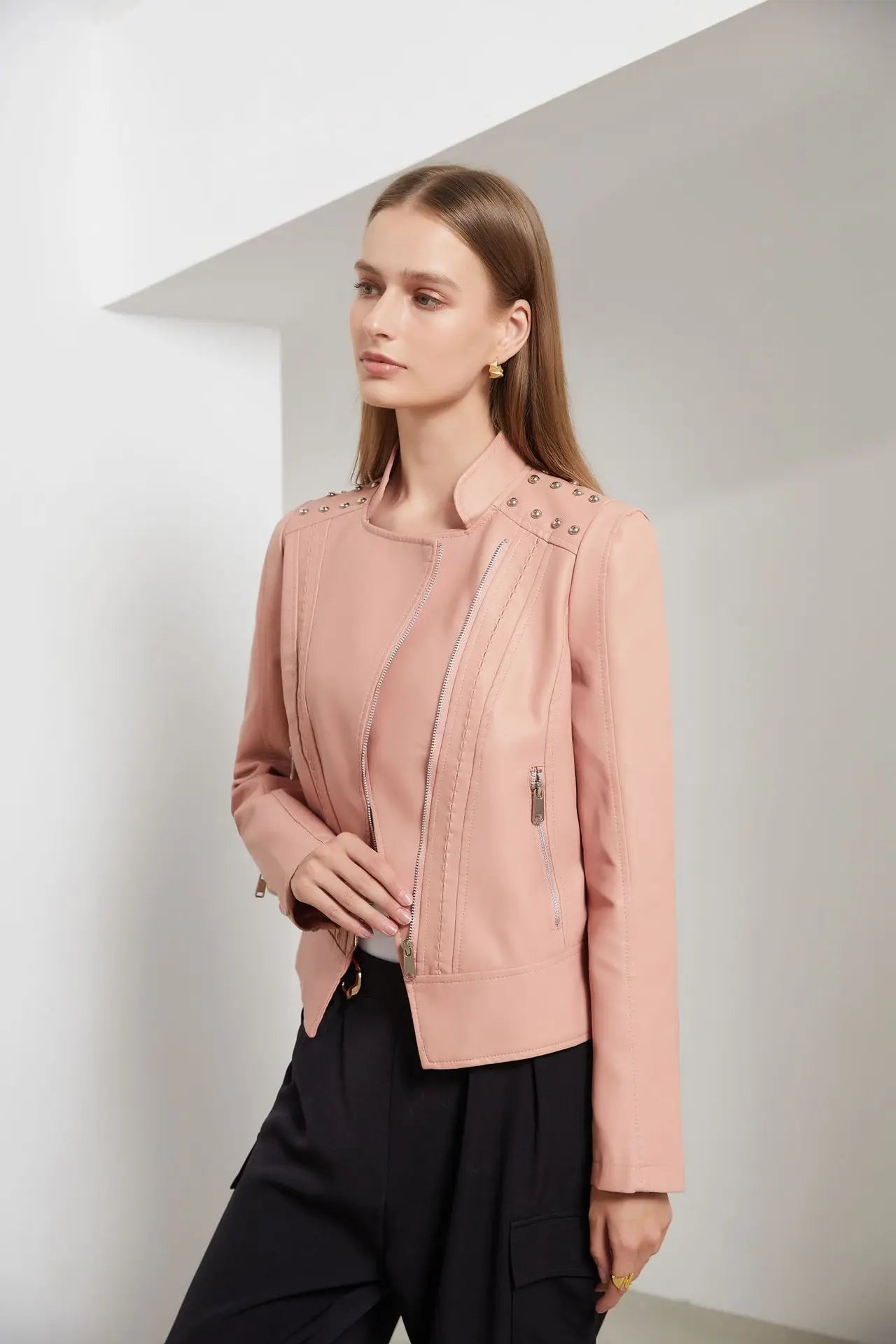 WW | Elegante Lederjacke Für Damen.