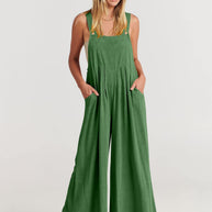 Rosabella™️ - Ärmelloser Jumpsuit mit Weitem Bein