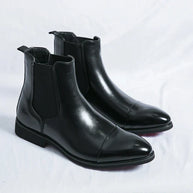WW | Echtleder Chelsea-Stiefel