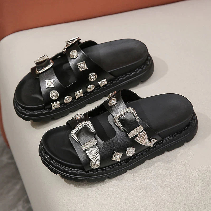 WW | Unsere Nacht ist funkelnde Mules Schuhe