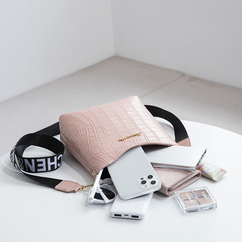 W&W Mode Jaunty Umhängetasche | Damen Mini Crossbody Eimer Handtasche