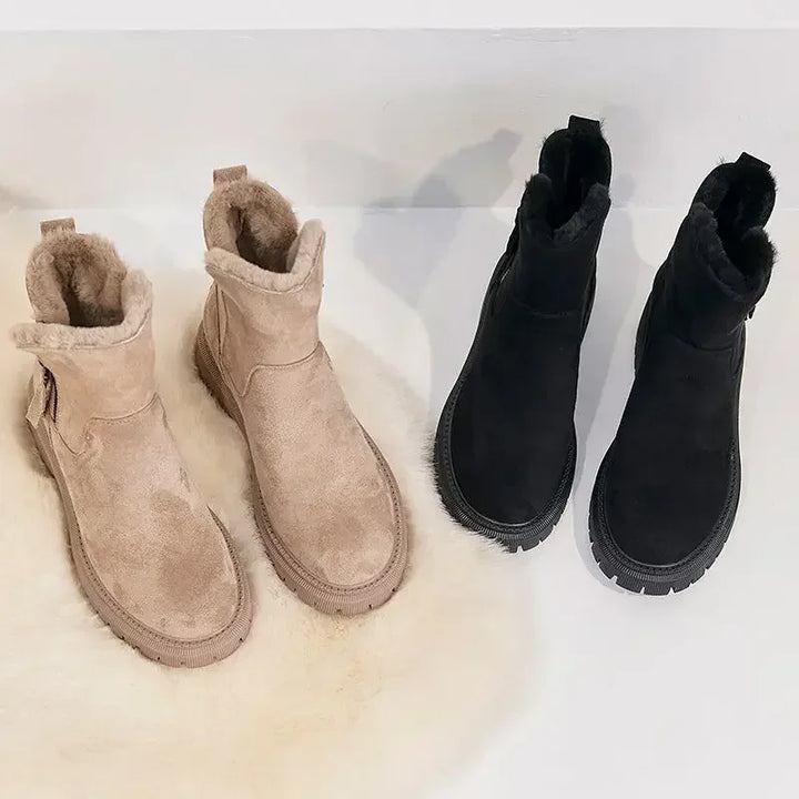 W&W Mode | Damen Schneestiefel mit Plüschfutter
