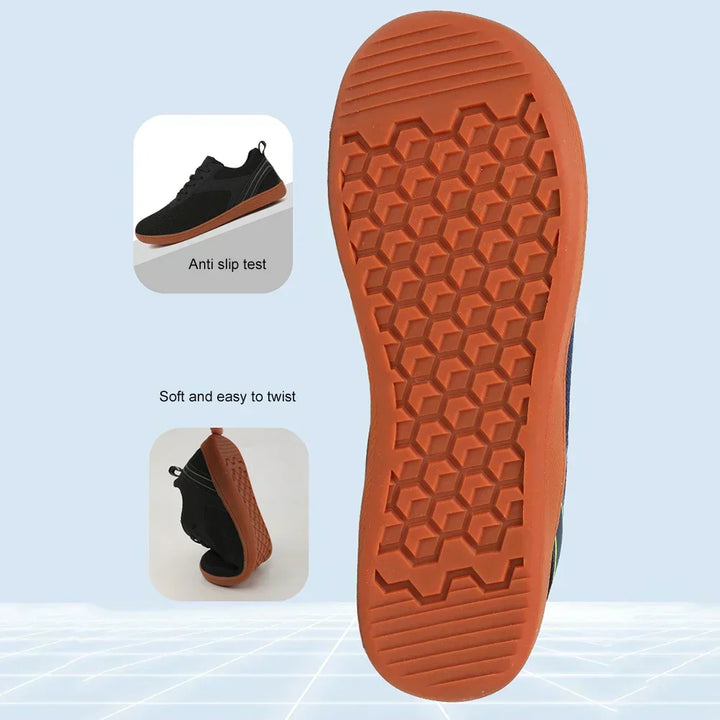 W&W Mode | Leichte Schuhe mit Flacher Rutschfester Sohle für Mehr Komfort