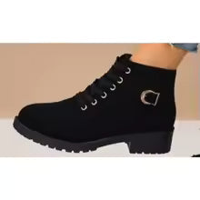 W&W Mode | Elegante Schnürstiefel Mit Absatz Für Damen