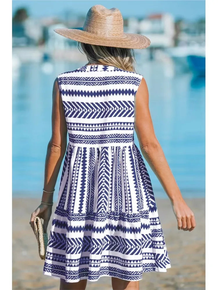 WW | Gestreiftes Midi Kleid