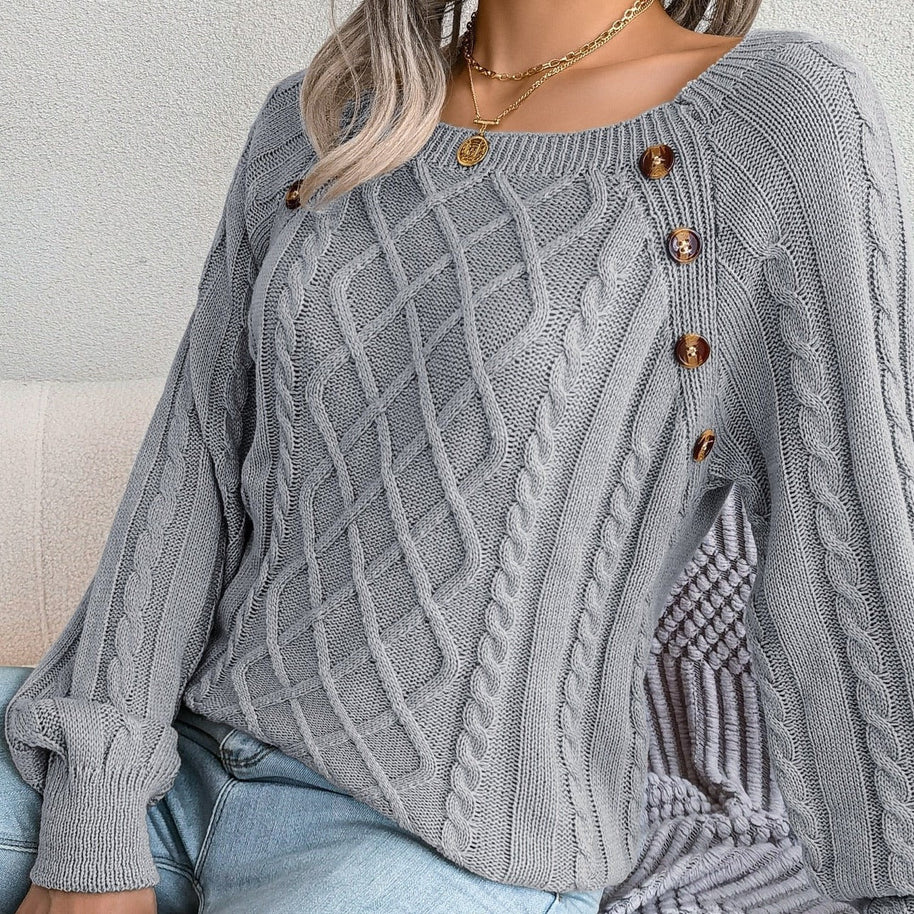 WW - Stilvolle Gestrickte Pullover Für Damen