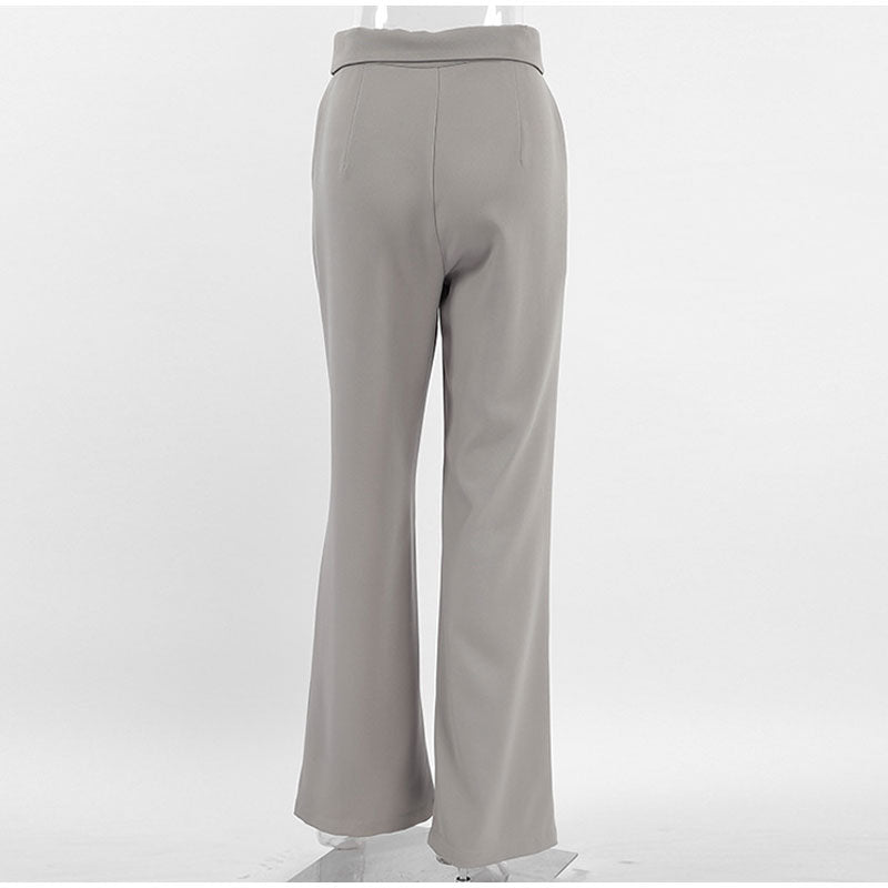 W&W Mode | Stilvolle High-Waist-Hose mit Falten