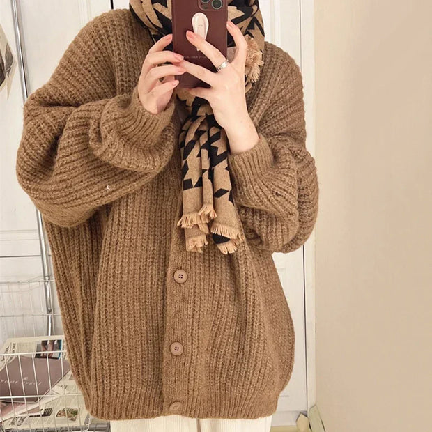 Damen Strickjacke in Übergröße