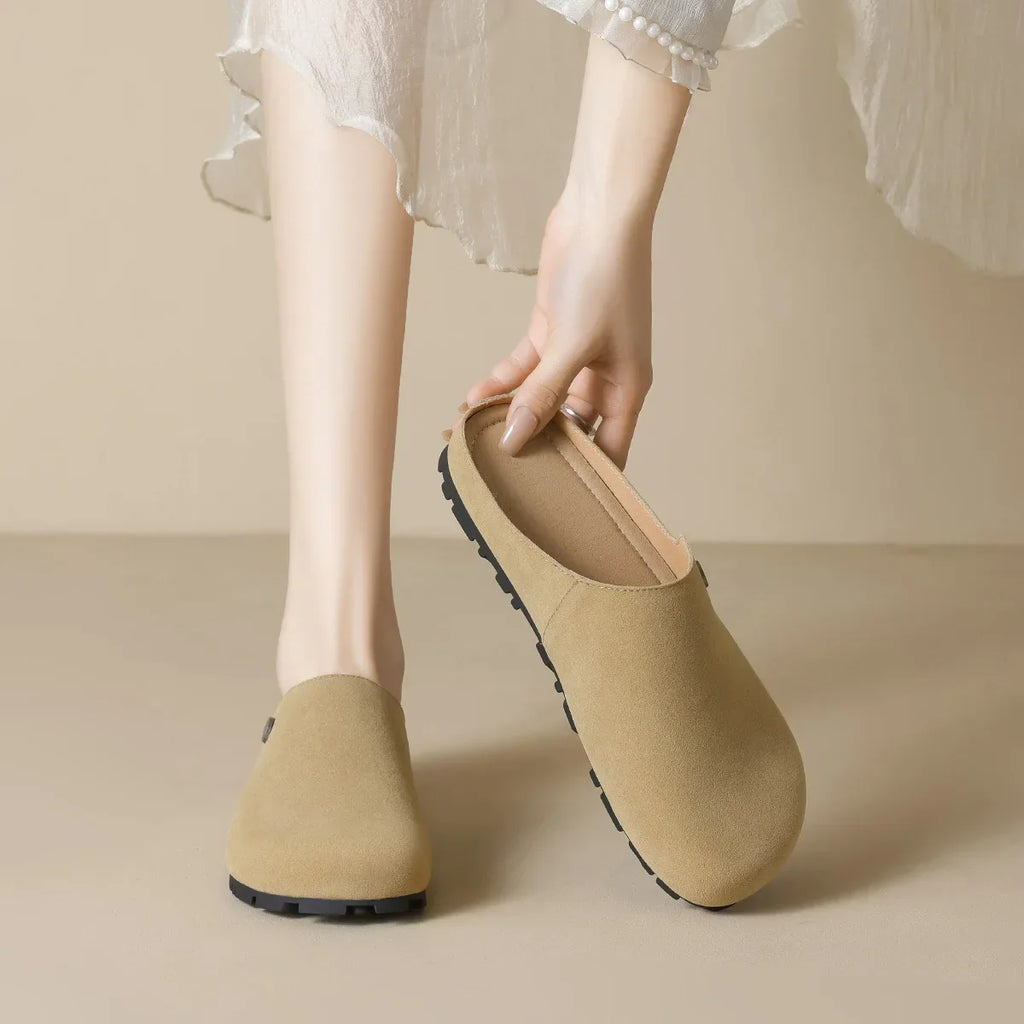 WW | Neue Frühlings Damen Outdoor Schuhe Mules Schuhe Slippers Damen Freizeit Flache Schuhe Arbeitsschuhe Bootsschuhe Große Größen