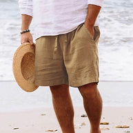 WW | Leinen Luxus Shorts Für Männer