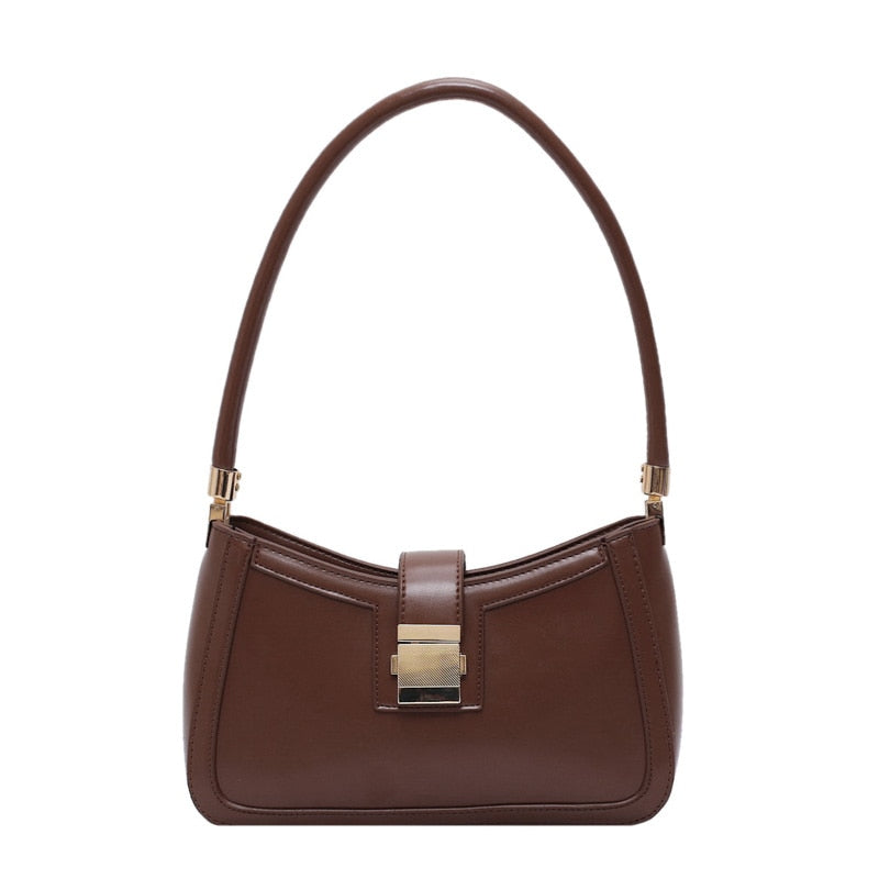 W&W Mode Stilvolle Linke Schultertasche | Damen Designer Handtasche mit Reißverschluss