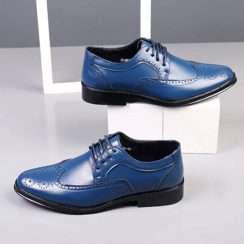 W&W Mode | Bequeme Oxford Herren Business Anzug Schuhe