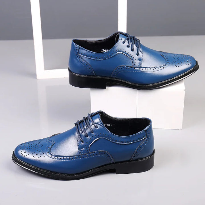 W&W Mode | Bequeme Oxford Herren Business Anzug Schuhe