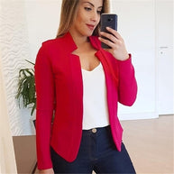 WW Elegante Damenblazer | Langärmlige Offene Strickjacke in verschiedenen Farben