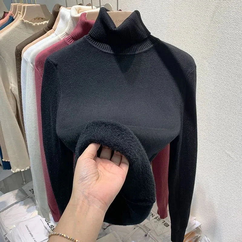 WW | Rollkragenpullover mit weichem Innenfutter