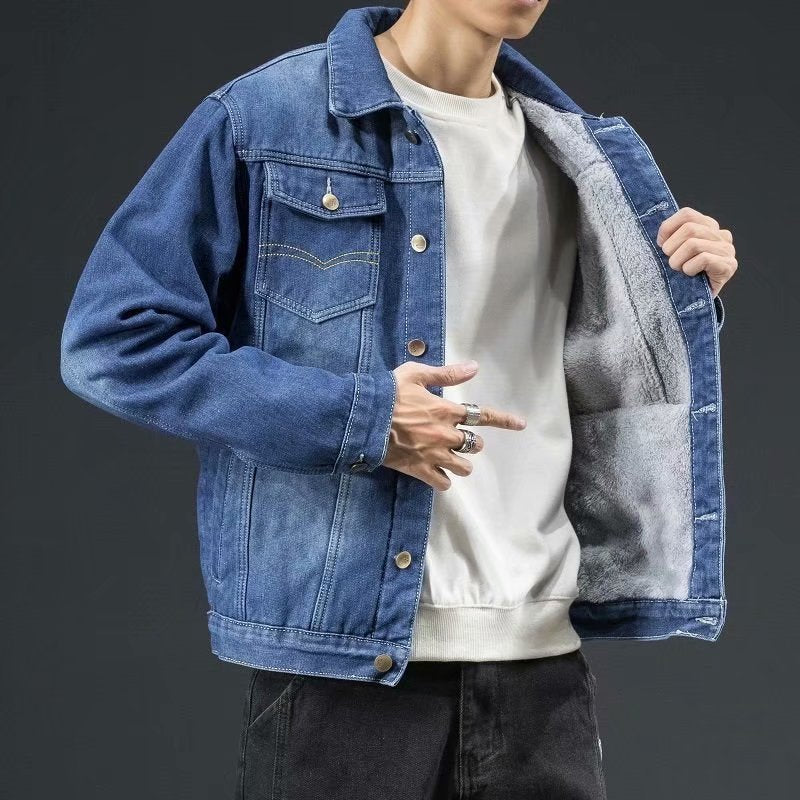 W&W Mode | Winter Herren Denim Jacke