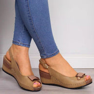 WW | Orthopädische Absatz Sandaletten Für Schmerzfreies Gehen