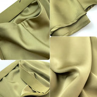 WW | Frauen Satin Seiden Röcke Sommer Frühling Koreanische Mode Kleidung Büro Damen Lange Röcke Elegant Schwarz Maxi Röcke für Frauen