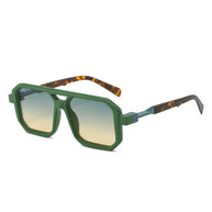 WW | Geometrische Übergröße Sonnenbrille Modern & Einzigartig