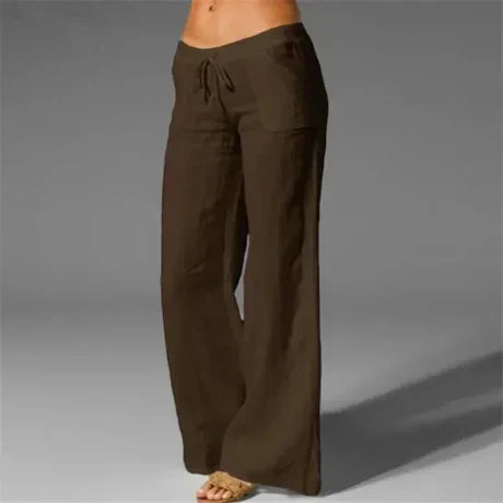 W&W Mode | Bequeme Leinenhose