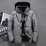 WW - Herren-Winterjacke - Warme, schlanke Daunenjacke mit Kapuze