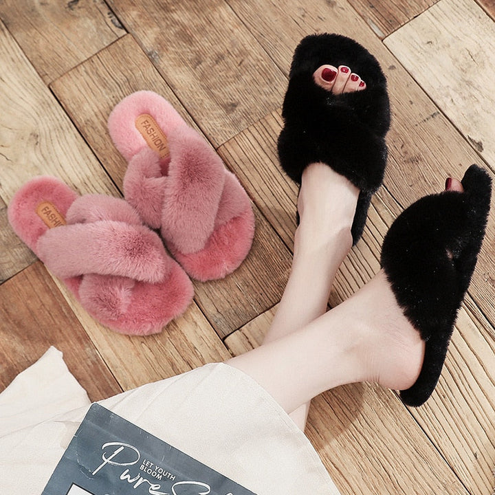 W&W Mode | Winter-Fluffige Hausschuhe Mit Gemütlicher Wärme Für Frauen