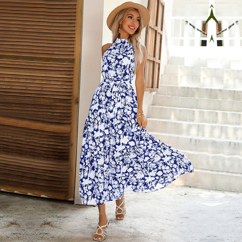 W&W Mode - Sommerliches Midi-Kleid mit Blumenmuster