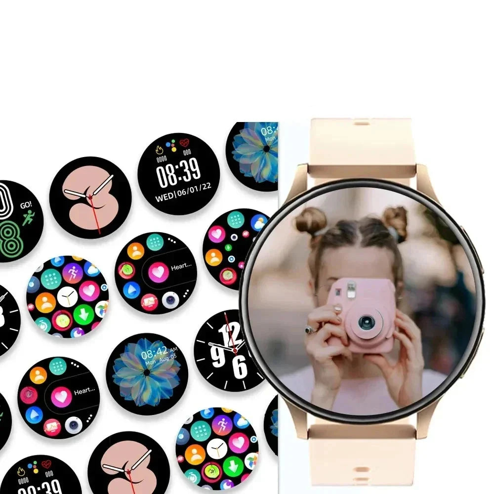 W&W Mode | Active 2 Damen Bluetooth Smartwatch Mit Herzfrequenz Und Blutdruckmonitor