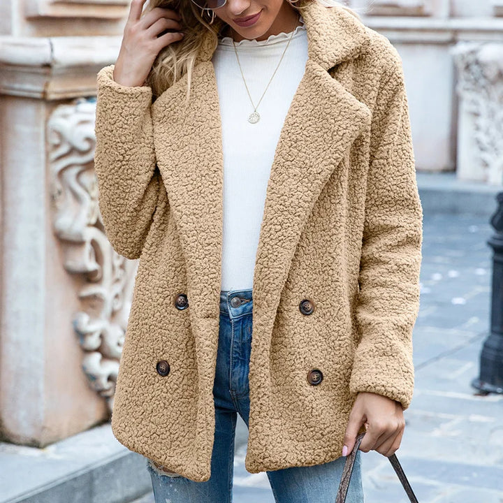 W&W Mode - Damen Sherpa Mantel