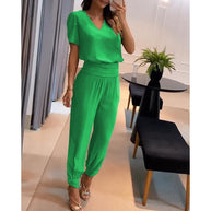 WW | V-Ausschnitt Jumpsuit Für Damen