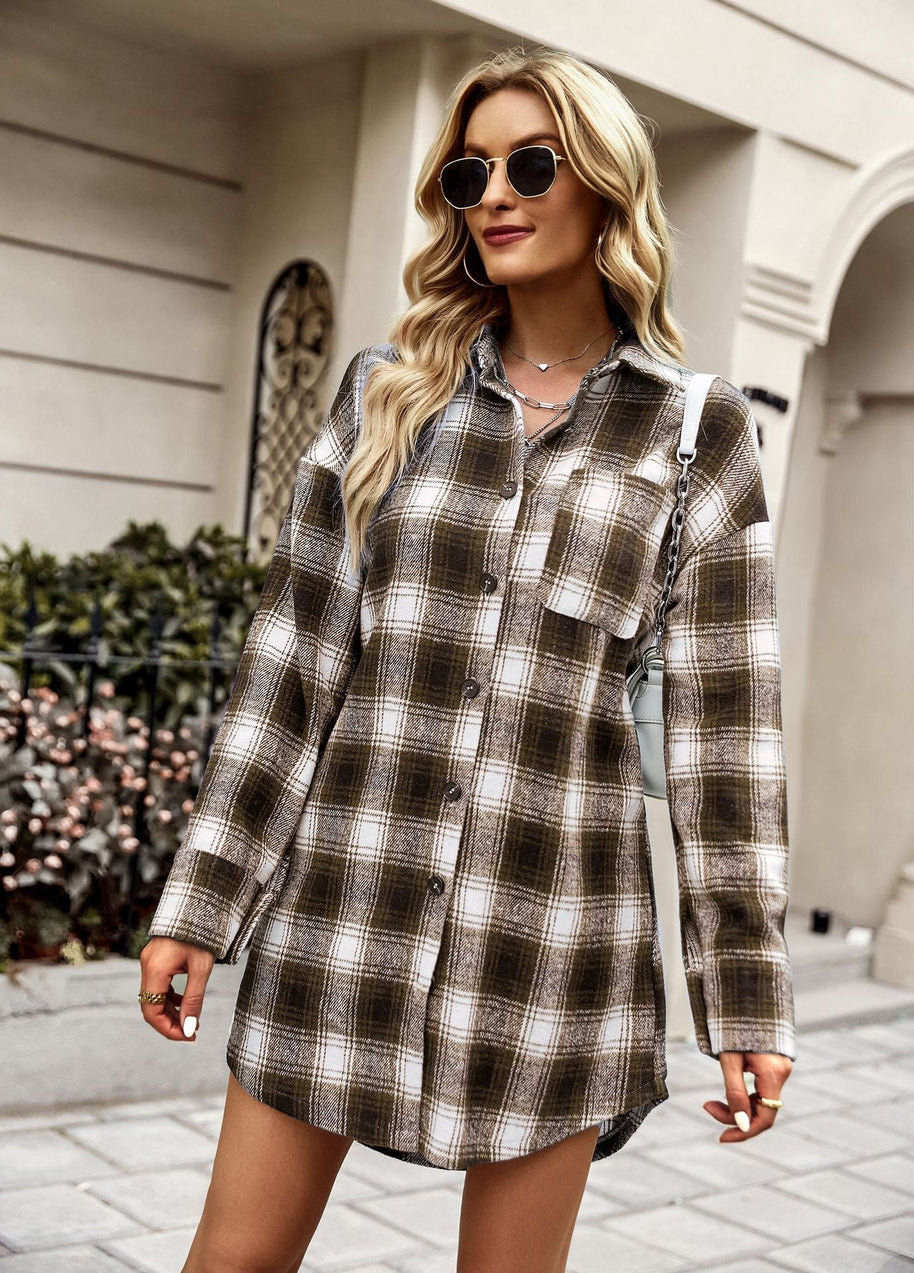 WW - Lässige braune Bluse
