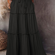WW | Langer Hochtaillierter Maxi Rock