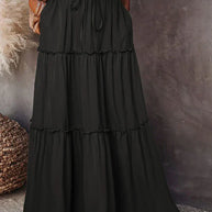 WW | Hoch-taillierter Rock im Boho-Stil