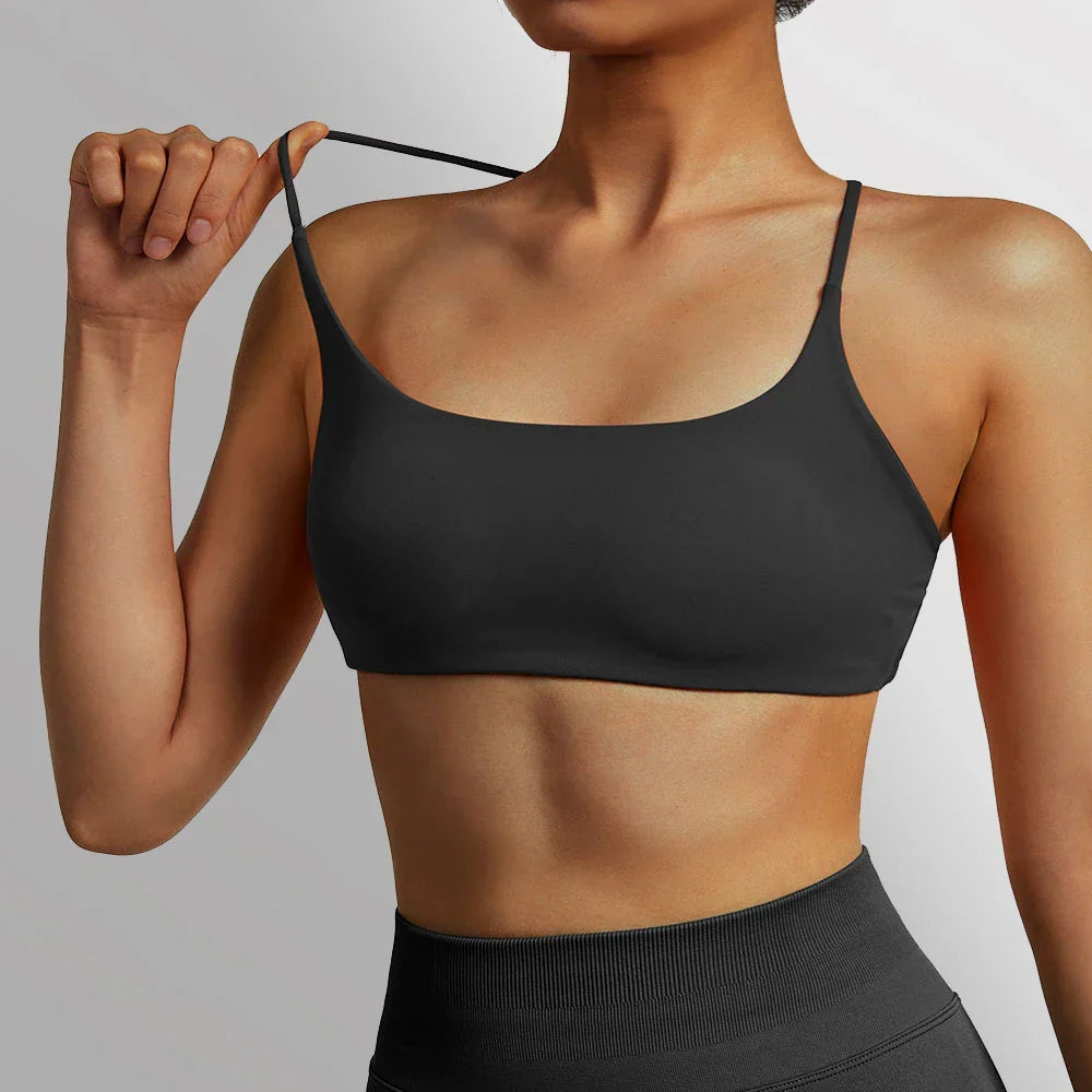W&W Mode | Rückenfreier Stoßfester Fitness Sport Bh Mit Polstern Für Frauen