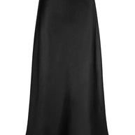 WW | Frauen Satin Seiden Röcke Sommer Frühling Koreanische Mode Kleidung Büro Damen Lange Röcke Elegant Schwarz Maxi Röcke für Frauen