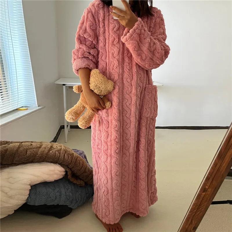 W&W Mode | Fleece Teddy Kleid
