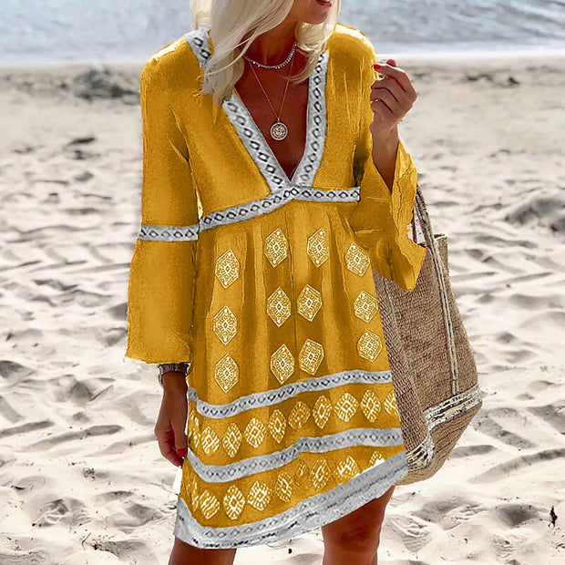 WW | Sommerkleid Mit Fledermausärmeln