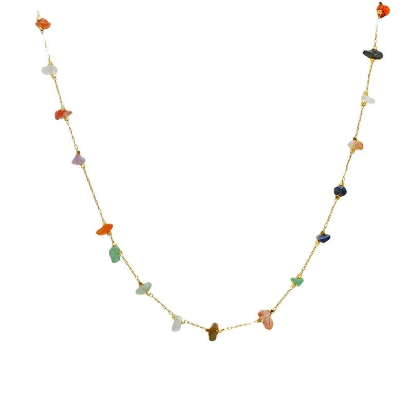 WW | Elegante Natur Edelstein Kette