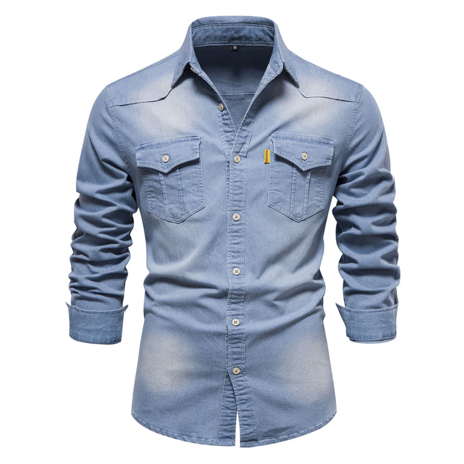 WW | Vielseitiges Denim Hemd Für Männer