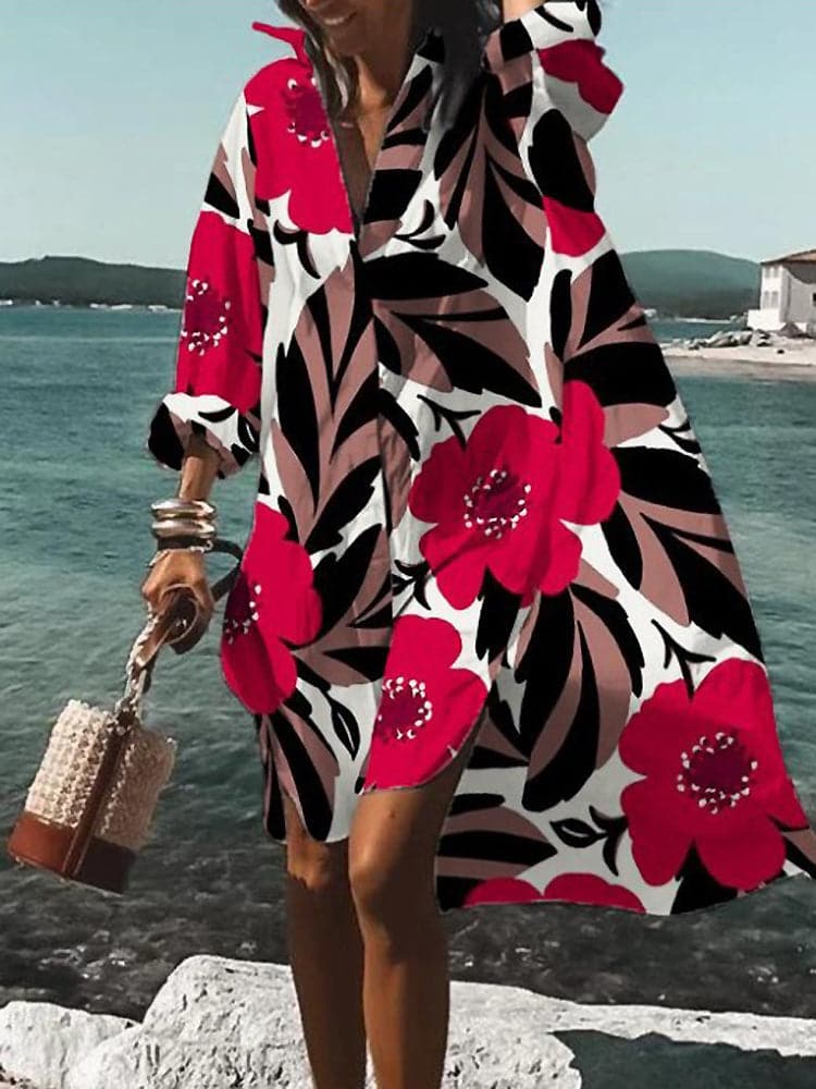 WW | Farbiges und leichtes Sommerkleid mit Motiven