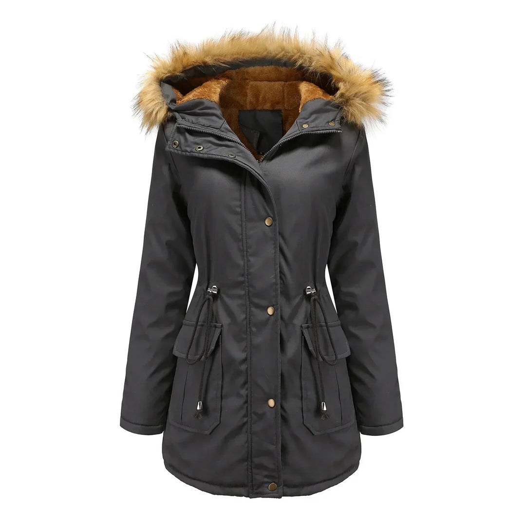 W&W Mode - Lange Parka mit Pelz
