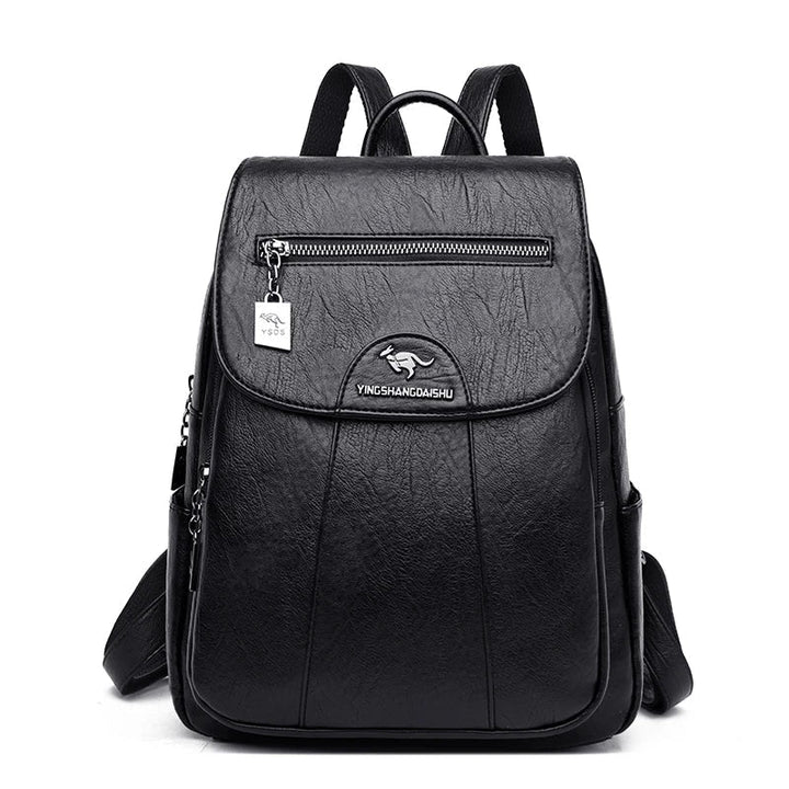 W&W Mode | Großer Leder Rucksack Mit Diebstahlschutz Für Damen