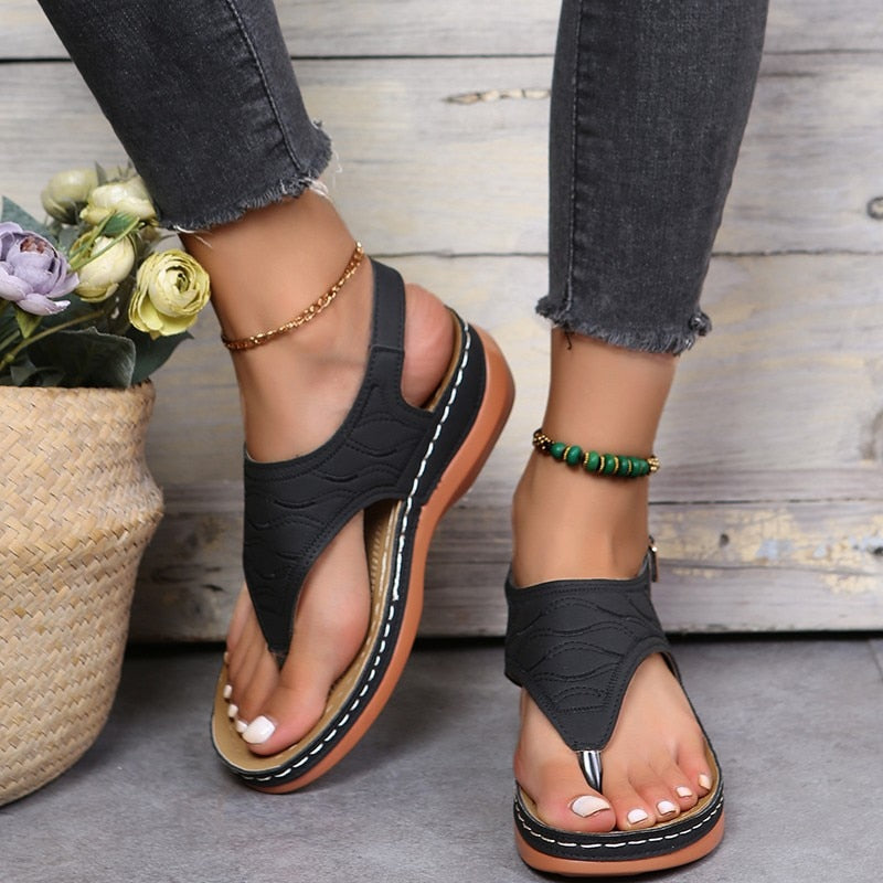 W&W Mode | Damensandalen Mit Ergonomischem Fußbett