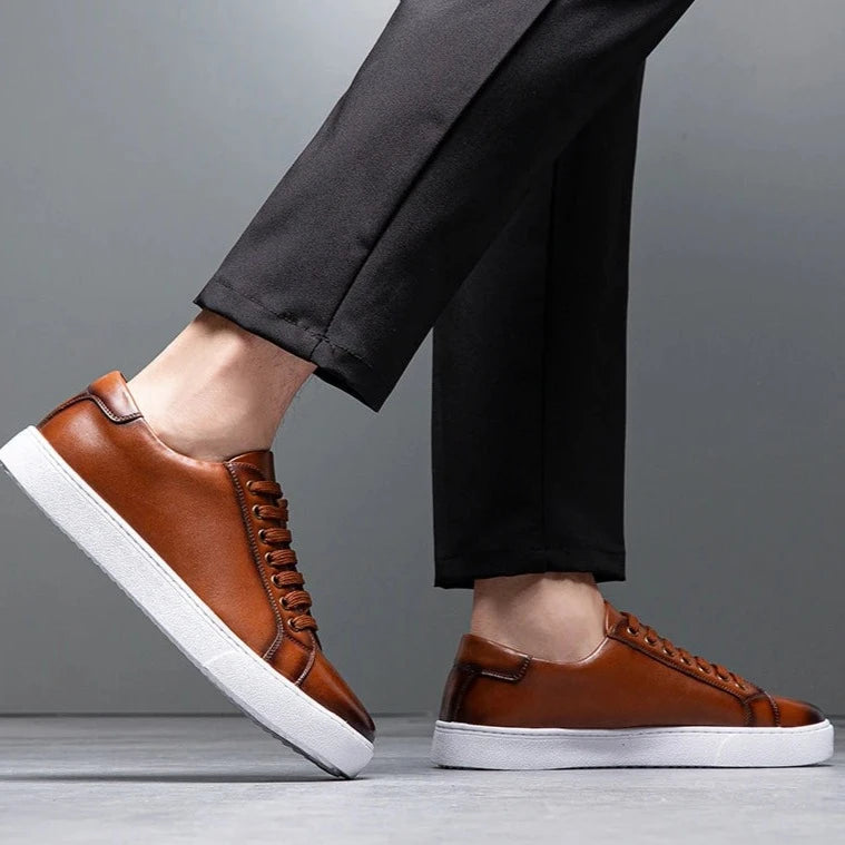 W&W Mode | Leren Herren Sneaker