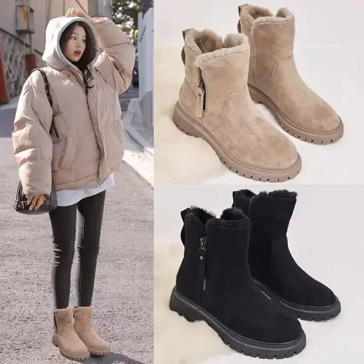 W&W Mode | Damen Winterstiefel mit Fellfutter